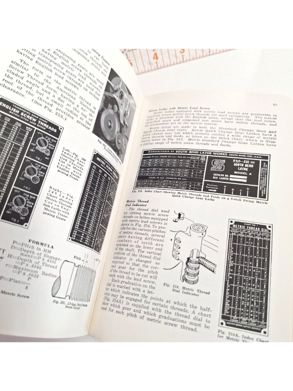 How To Run A Lathe 1958 South Bend Lathe Works Revised Edition 55 - Picture 6 of 10